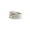 Bague 54 Bague - Or blanc et diamants 58 Facettes 1105