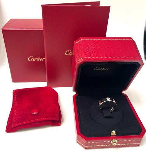 Bague 53 CARTIER - Bague Love or gris et diamant 58 Facettes 259221