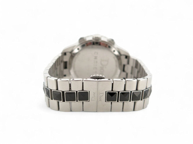 Montre montre CHRISTIAN DIOR cristal cd11431e-y 39 mm diamants chronographe 58 Facettes 270228