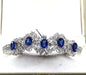 Bracelet Bracelet or saphirs diamants 58 Facettes