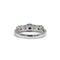 Bague 54 Bague - Platine, Diamants & Saphir 58 Facettes 250336R