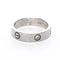 Bague 66 CARTIER - Alliance Love Platine 1 diamant 58 Facettes 93801