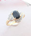 Bague Bague Saphir Diamants Or 18 K 58 Facettes AA 1548