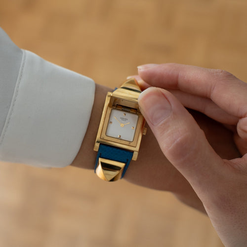 Bracelet Hermès Médor - Ivory dial 58 Facettes