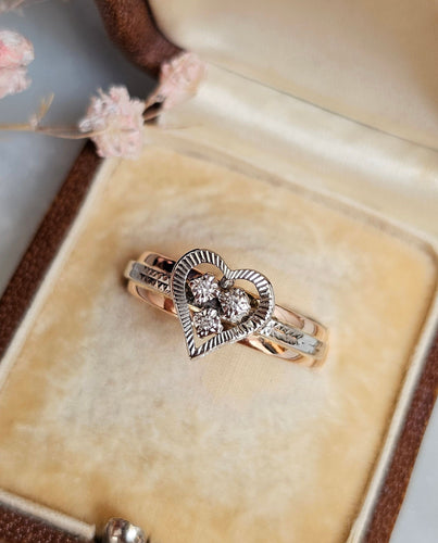 Bague 58.5 Bague Diamants Or rose 58 Facettes 473