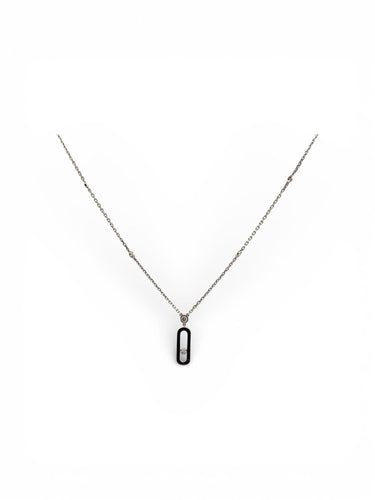Collier Collier MESSIKA Move uno en or blanc et diamants 58 Facettes