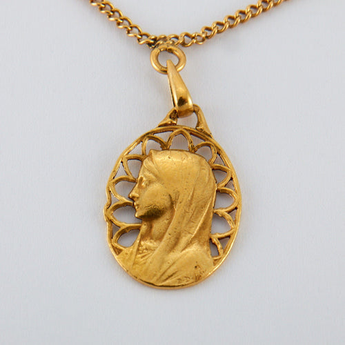 Collier Collier Or Jaune 5 Médailles 58 Facettes