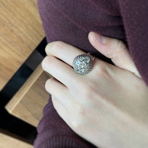 Bague 64 Bague - Platine & Diamants 58 Facettes 240361R