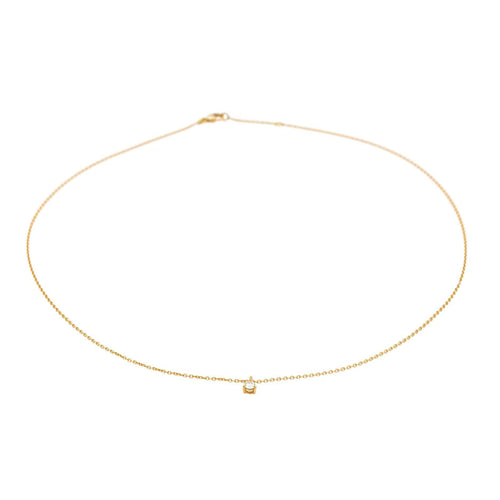 Collier Collier Solitaire Or jaune Diamant 58 Facettes 4166996RV