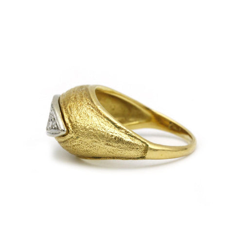 Bague 51 Bague - Deux Ors & diamants 58 Facettes 250029R