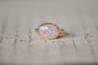 Bague 53 Bague vintage en or jaune et opale australienne 58 Facettes