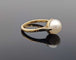 Bague 51 Bague début XXème or et perle 58 Facettes