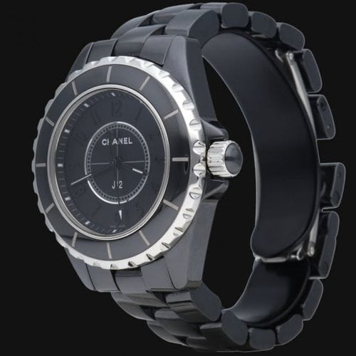 Montre Montre Chanel J12 33 mm Noir intense 58 Facettes MT41314