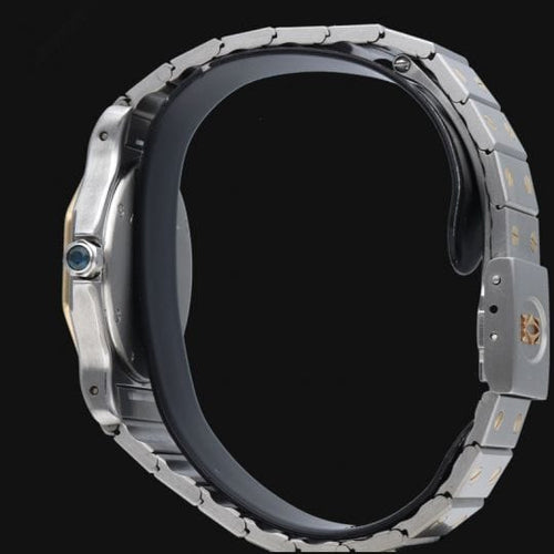 Montre Cartier Montre Santos Ronde Octagon 58 Facettes MT41460