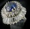 Bague 54 Bague Jupe avec saphir et diamants en baguette et brillant 58 Facettes