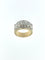 Bague 63.5 Bague en or jaune et blanc certifiée HRD avec diamants de 3,25 carats 58 Facettes