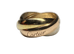 Bague 55 CARTIER - bague trinity grand modèle 3 ors 58 Facettes 240456