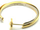 Boucles d'oreilles CARTIER. Collection "Trinity", créoles 3 ors 18K 58 Facettes