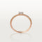 Bague 53 CARTIER - Bague étincelle en or rose et diamant 58 Facettes CARTIER-ETC-1546