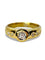 Bague 51 Solitaire or jaune et diamants 58 Facettes 885