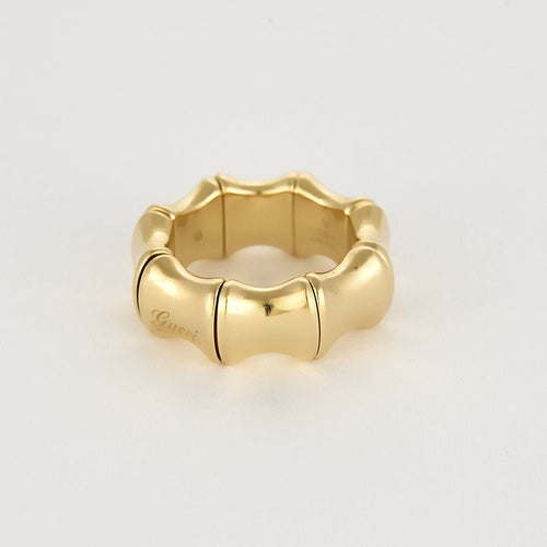 Bague 53 GUCCI - Bamboo - Bague en or jaune 58 Facettes COL3555