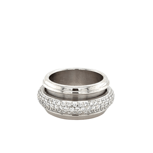 Bague 49 Piaget - Bague Possession - Or Blanc et Diamants 58 Facettes 1.0001994/1