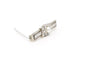 Broche Broche contemporaine en or blanc sertie d'une perle et de diamants (+-0.43ct) 58 Facettes B466