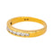 Bague 53 Bague  Demi-alliance  Or jaune Diamant 58 Facettes 4153442CN
