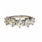Bague 54 Bague bandeau moderne en or avec diamants 58 Facettes Q65B