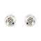 Boucles d'oreilles Boucles d'oreilles à tige en or blanc avec diamants 58 Facettes 37342