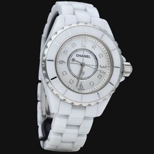 Montre Chanel Montre J12 29Mm Nacre Quartz 58 Facettes MT39966