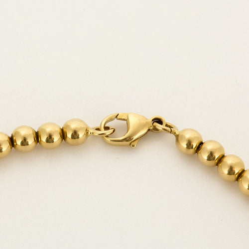 马赛风格黄金项链 