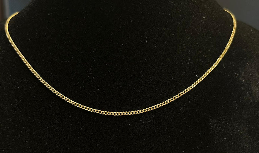 Collier Chaine maille gourmette or jaune 58 Facettes LP192/8