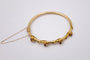 Bracelet Bracelet ancien Art Nouveau en or jaune avec rubis et diamants 58 Facettes 10569