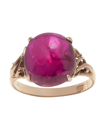 Bague Grandeur Or rose 18K Rubis