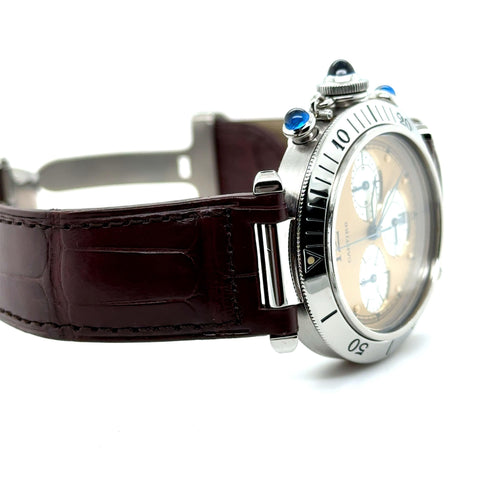 Montre Cartier - Montre Homme Modèle Pasha 58 Facettes 1.0000390/1