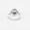 Bague 53 Solitaire or blanc et diamant 58 Facettes GU107
