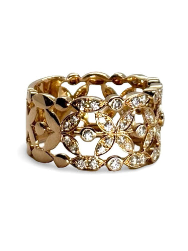 Bague 52 Bague Guérin Diamants de Rosée or rose et diamants 0,60 ct 58 Facettes 1126