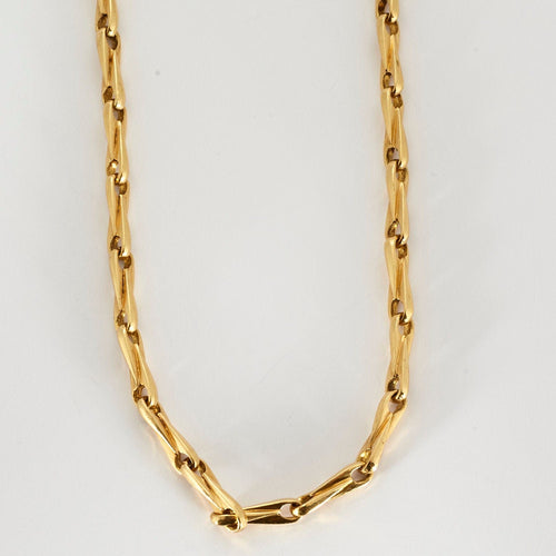 Collier Collier or jaune maille fantaisie 58 Facettes LP769/6