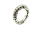 Bague 55 BUCHERER. Bague "Dizzler" or blanc 18K et diamants 58 Facettes