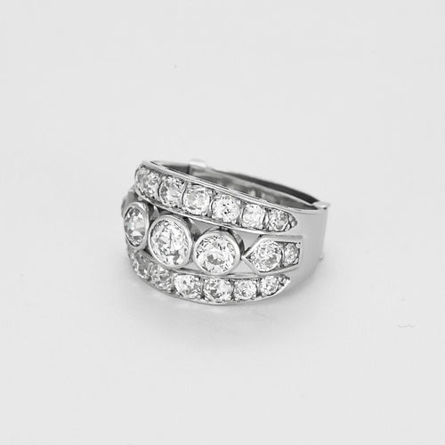 Bague 53 Bague Platine Diamants 58 Facettes B250645