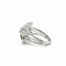 Bague Bague Fleur Or blanc et Diamants 58 Facettes 1.0000435/3