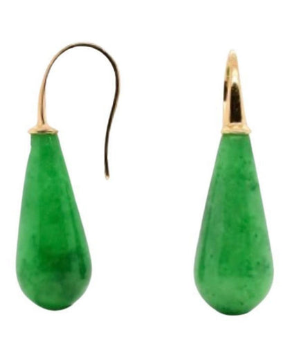 Boucles d'oreilles Boucles d'oreilles jade 58 Facettes