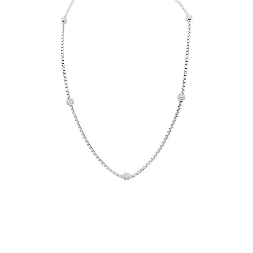 Collier Collier David Yurman, argent, diamants. 58 Facettes 34589