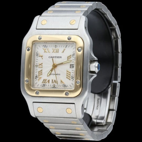 Montre Cartier Montre Santos Galbee Or Jaune 18K / Acier 58 Facettes MT42135