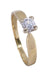 Bague 50 Solitaire or jaune diamant 58 Facettes 089401