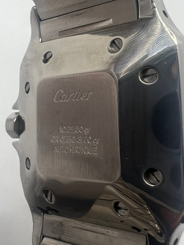 Montre CARTIER - Montre Santos Carrée Date Automatic 58 Facettes