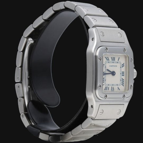 Montre Cartier Montre Santos Galbée Pm 58 Facettes MT42438