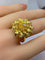 Bague 54 Importante bague en or jaune 18 carats et diamants 58 Facettes AB504