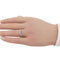 Bague 53 Bague en or blanc, saphirs & diamants 58 Facettes